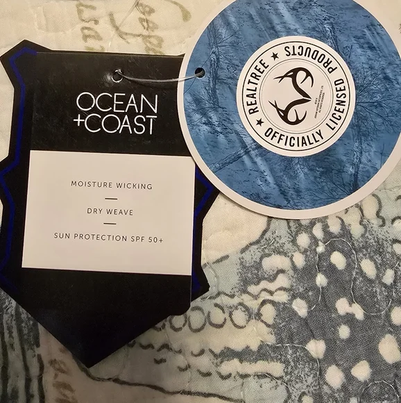 Men's Real Tree - Ocean+Coast Navy Blue Shirt NWT - Picture 5 of 6